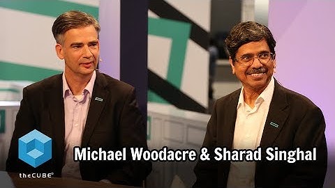 Sharad Singhal, The Machine & Michael Woodacre, HPE | HPE Discover Madrid 2017