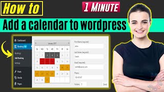 How to add a calendar to wordpress 2023