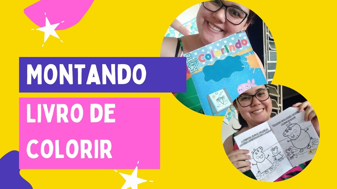 COMO FAZER LIVRO DE COLORIR | VIDEO AULA COMPLETO