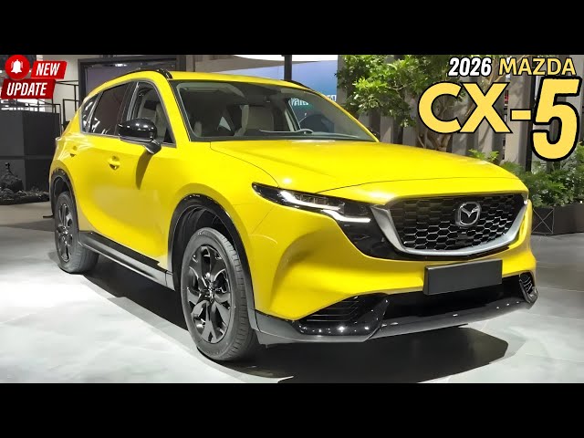 Finally Revealed! The 2026 Mazda CX-5 Shows Off Its Stunning New