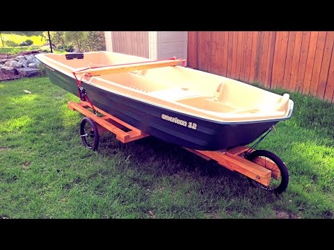 Building a boat mover dolly - YouTube