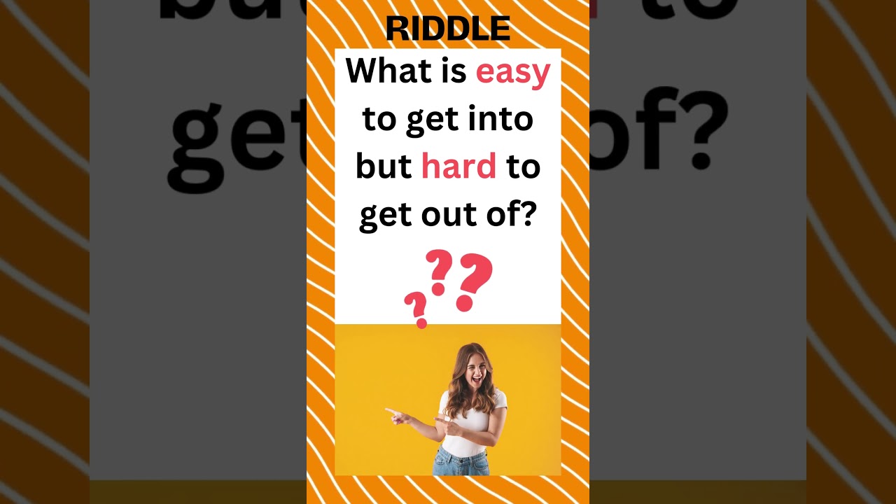 Navigate this Hard Trouble Riddle Challenge! ⚠️✨