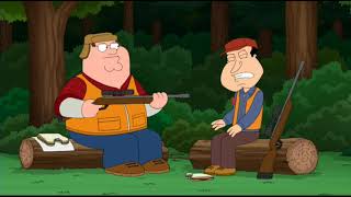 Family Guy - Peter On Gun Safety Peter Shoots Quagmire