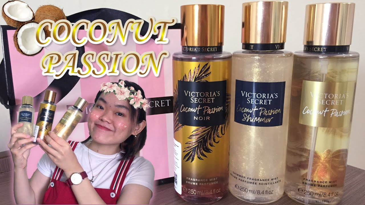 VICTORIA'S SECRET PURE Seduction+Love Spell+Coconut Passion Fragrance Mist  Set £55.00 - PicClick UK