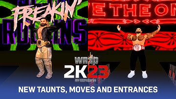 WR3D 2K23 V1.1 BY SEPKER | NEW ATTACKS/TAUNTS (BRAND NEW TAUNT), VIDEO ENTRANCES FIXED