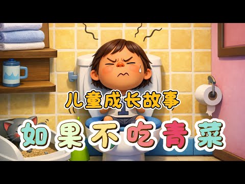 如果不吃青菜会怎样？挑食男孩明一当了5天“狮子”的搞笑经历｜儿童故事｜儿童睡前故事｜儿童绘本故事｜亲子共读成长启蒙｜Bedtime Story for Kids