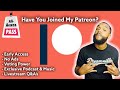 Welcome to my patreon   watztheword