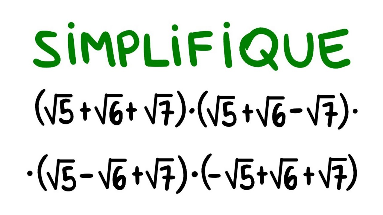 Simplifique a Expressão com Raízes sem Fazer a Distributiva