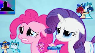 Unikitty, Puppycorn, Rarity And Pinkie Pie Cryingsobbing Unikitty S1 & Friendship Is Magic S2