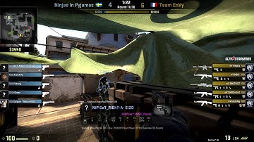 CS:GO NiP V EnVyUs BO3 SLTV StarSeries XII