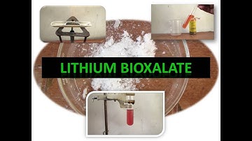 Preparation & Properties of Lithium bioxalate