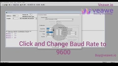 How To Change Veawe IO Modules - Modbus configuration and BaudRate Settings? #veawe #IOModules