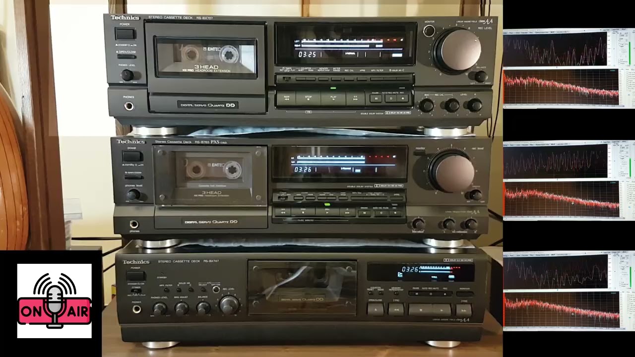 Technics RS BX707  RS B756 RS BX 747 deckek