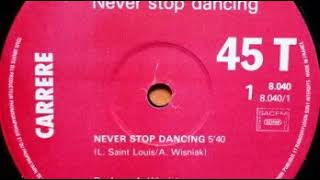 Régine "Never stop dancing" 1979 Carrere