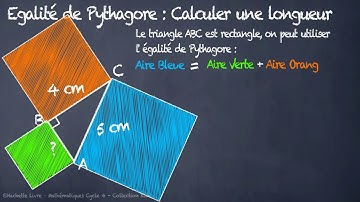 Pythagore : Calculer une autre longueur