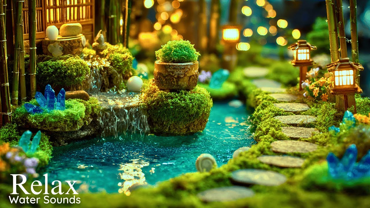 Lullaby Water Sounds Sleep Music ✨ Soothing Melodies for Overnight Sleep