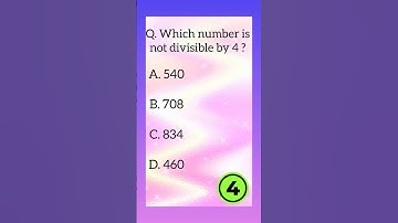 Quiz time - Divisibility Rules | Divisibility| ssc | icse |cbse #shortsfeed #shortsvideo #shorts