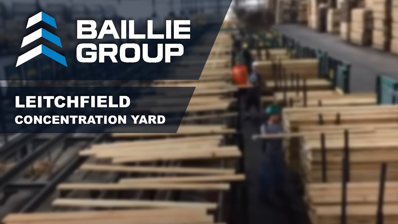 Baillie Lumber's Leitchfield, Kentucky Hardwood Lumber Concentration Yard YouTube