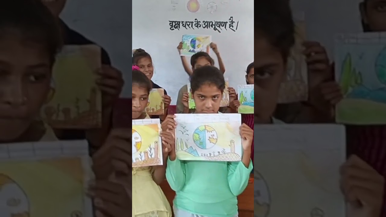 Painting and art making activity, environment awareness, upbasic education