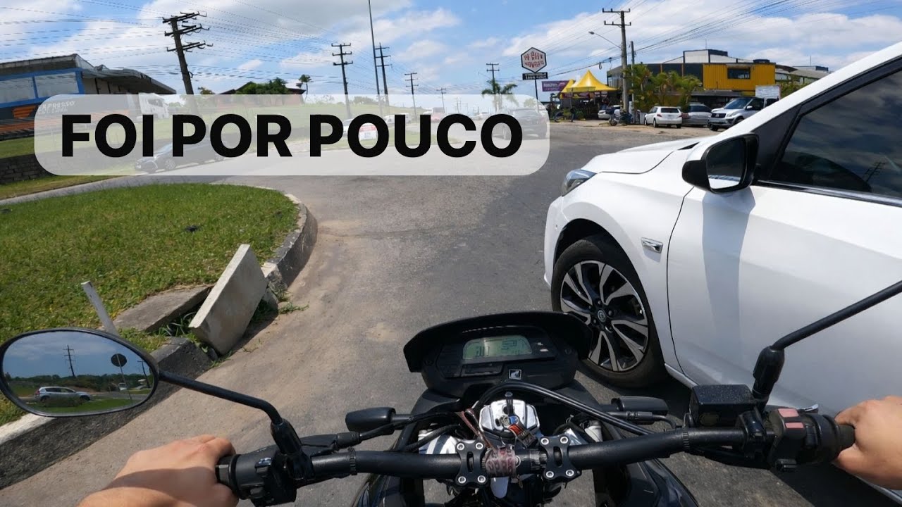 Quase sofri um acidente fazendo entrega...