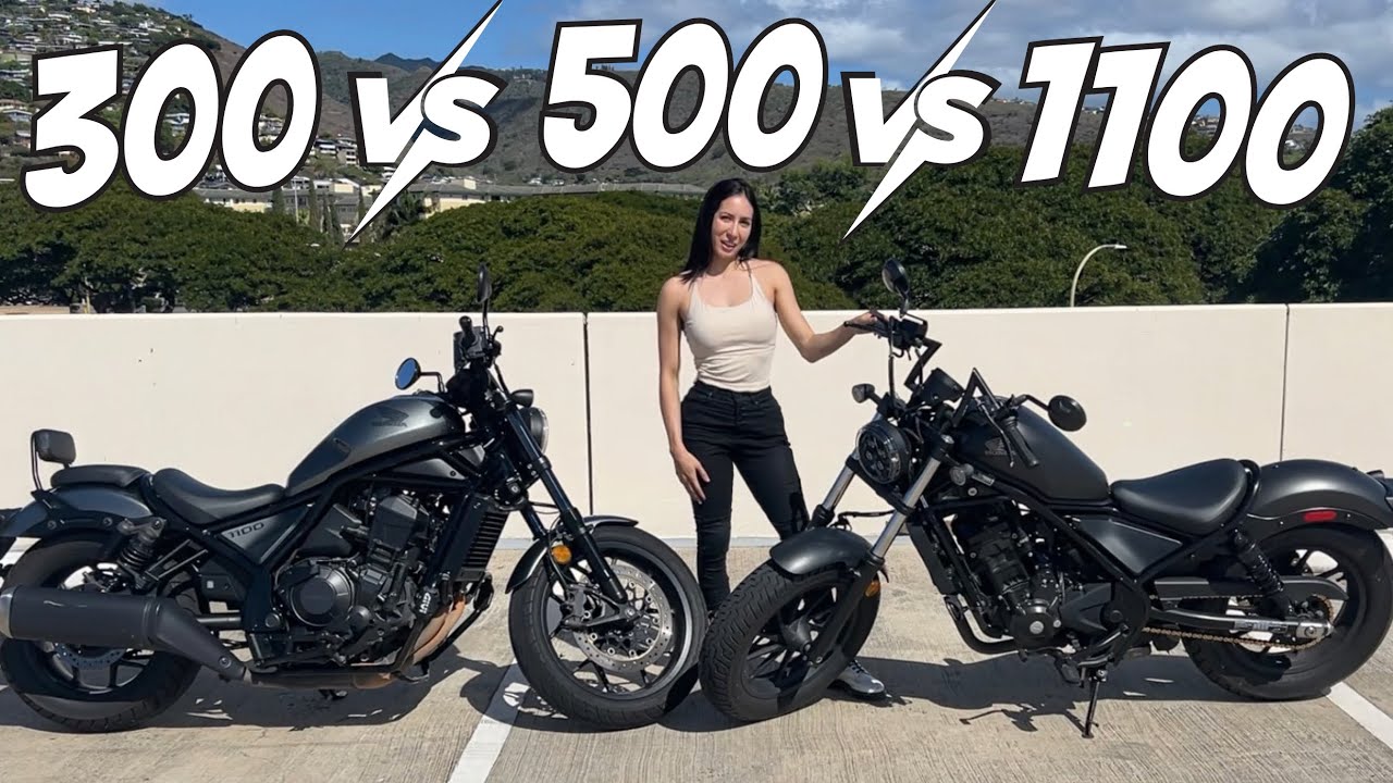 Which Honda Rebel Should YOU Buy? 300 vs 500 vs 1100 Comparison!