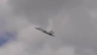(RIAT 2024) Qatar Emiri Air Force Boeing F-15QA Ababil High Alpha Pass
