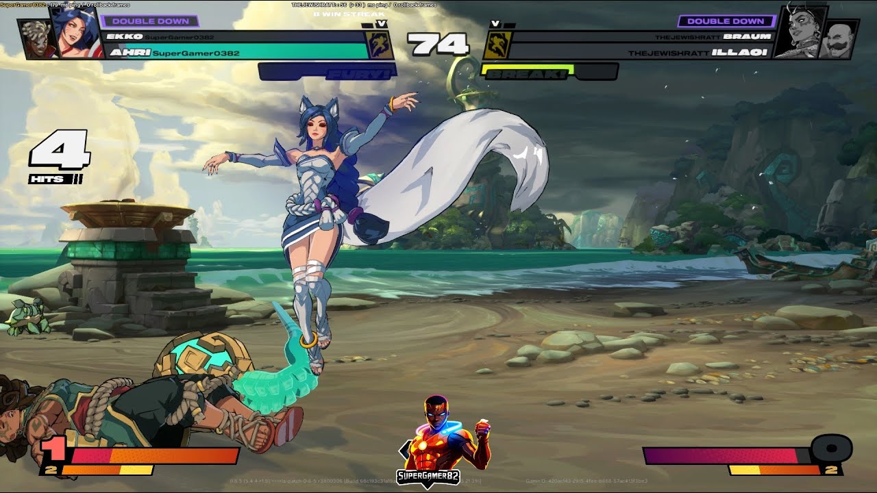 AHRI MAKES PEOPLE RAGE QUIT MID MATCH - 2XKO - CASUAL MATCH 2ND ON THE ...