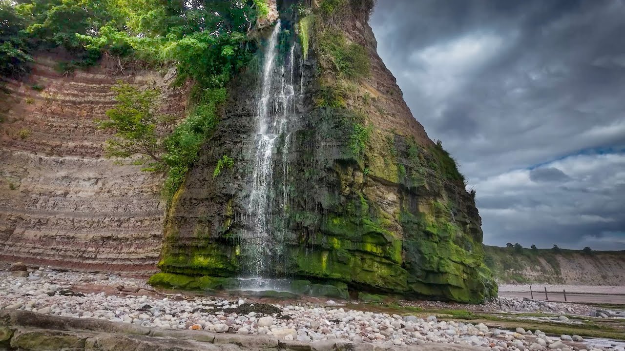 St Audries Bay Waterfall Somerset