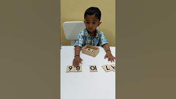 sorting Numbers From 1 to 10 at 3 years of age....
