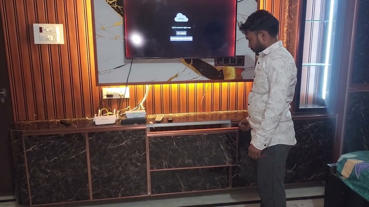 Aluminium TV Cabinet Design And Price With 10 Year Brand Warranty 