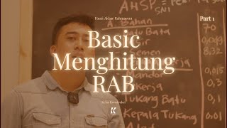 Basic RAB Calculation for Boarding House Buildings with Microsoft Excel [PART 1]