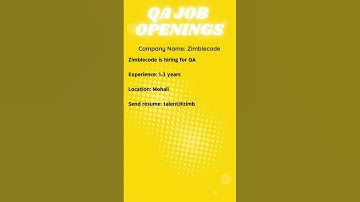 QA JOB OPENING FOR MANUAL TESTING #automation #selenium #manualtesting #qa #viral #yt #ytshorts