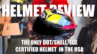 Shoei X15 Helmet The Only Dot, Snell And Ece Certified Helmet Available In The Usa