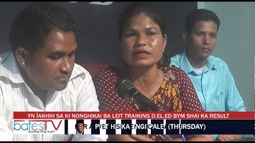 YN ÏAKHIH SA KI NONGHIKAI BA LEIT TRAINING D.EL.ED BYM SHAI KA RESULT