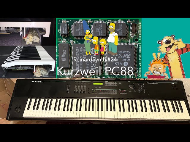 【ラスト！ジャンク】禁煙　Kurzweil PC88 87鍵シンセサイザー ラスト！ジャンク】禁煙 Kurzweil PC88 87鍵シンセサイザー
