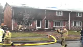 Westbrook crews battle condo fire