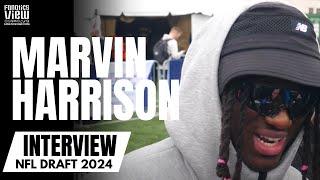 Marvin Harrison Jr. talks Impressions of Chicago Bears, DJ Moore Tandem & Emotions of NFL Draft