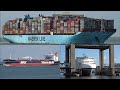 HEAVY Loaded Maersk Line ULCS Mette Maersk arrives in Rotterdam Port - Shipspotting 2019