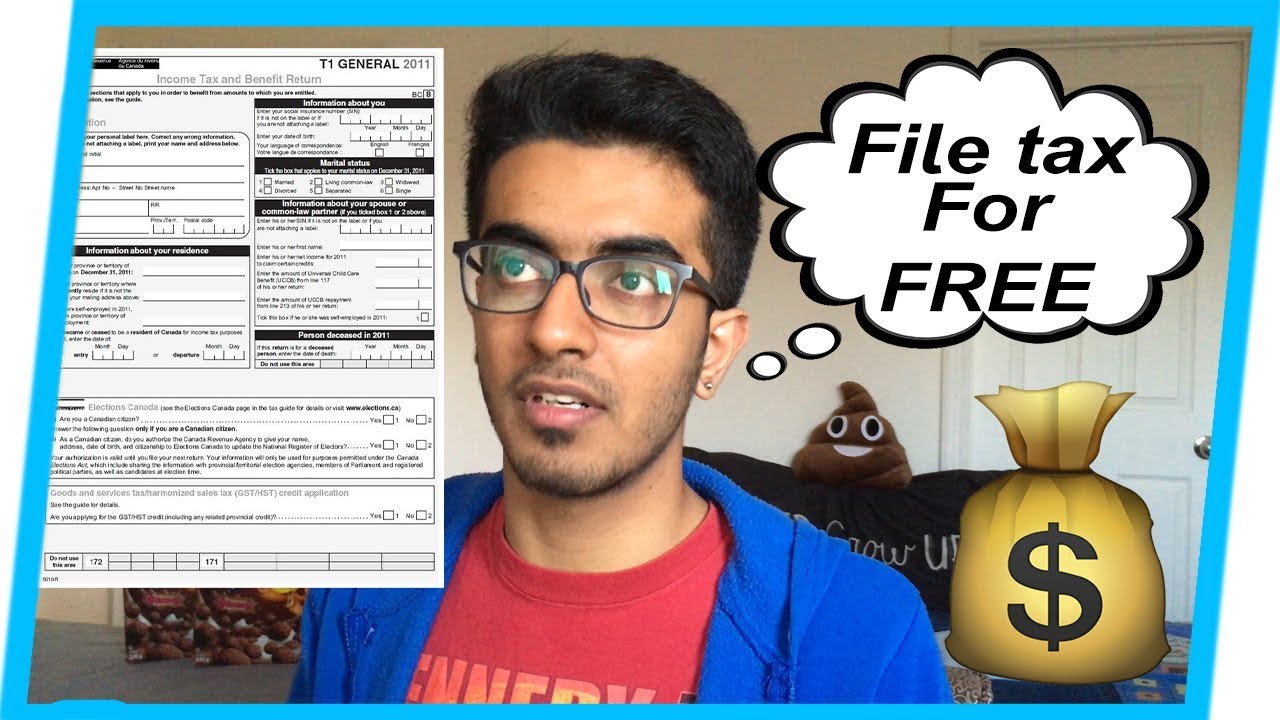 How To File Your Own Taxes In Canada For Free Youtube