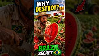 লাল তরমুজের পেছনের অবাক করা সত্য! 🍉|The fact/Shocking Truth of Red Watermelons #facts #viralvideo