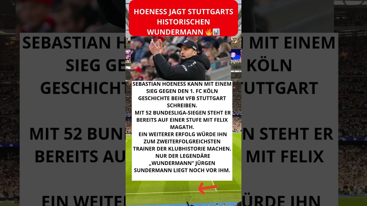 Hoeneß jagt Stuttgarts historischen Wundermann 🔥📊