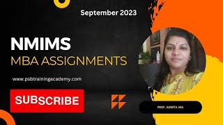 NMIMS Assignment Solution discussion on Strategic Management September 2023 by Amrita Mam