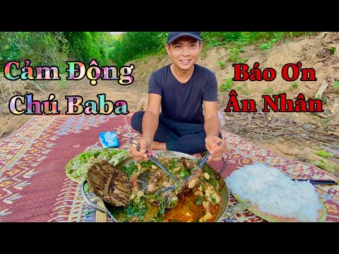 Câu Baba Băng Mồi Lòng Gà & Món Baba Om Chuối Đậu Ngon Nhức Nách