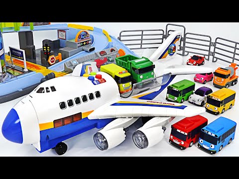 Tayo <strong>Cargo</strong> Plane and Exciting Tayo Minicar Play | PinkyPopTOY