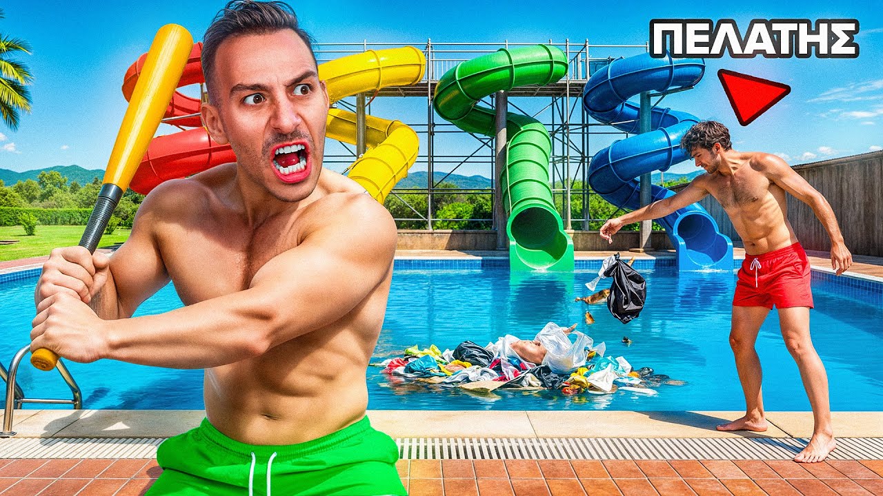 ΚΥΝΗΓΑΩ ΤΟΥΣ ΧΕΙΡΟΤΕΡΟΥΣ ΠΕΛΑΤΕΣ ΣΤΟ WATERPARK ΜΟΥ !!