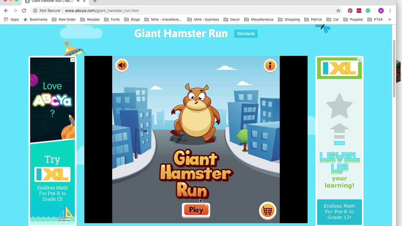 ABC ya Giant Hamster Run YouTube