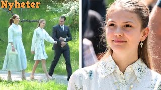 Estelles äventyr med Daniel och Victoria – ett nytt verk invigdes i prinsessans skulpturpark