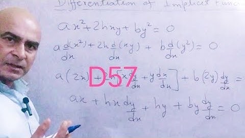Differentiation for class 11 | 12 | differential calculus | calculus | chain rule | implicit | अवकलन