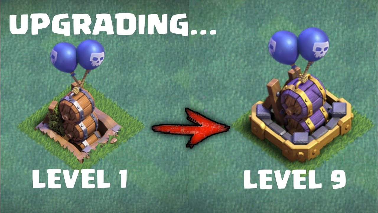 Air Bombs Level 1 to Max | air bombs clash of clans | Noob Gamerz | 