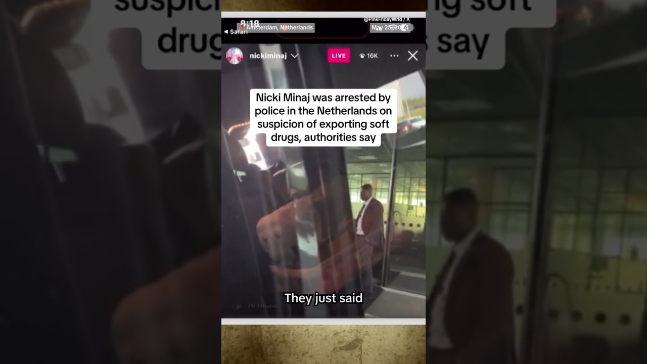 Nicki Minaj arrested at Netherlands airport, postponing concert